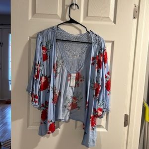 Floral cardigan